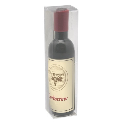 Saca-rolhas mini garrafa vinho