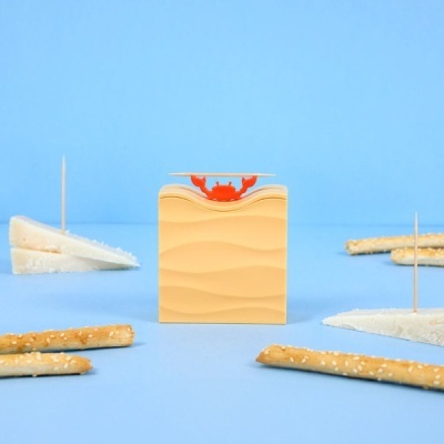 Paliteiro divertido caranguejo