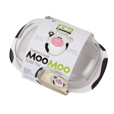 Manteigueira em acrílico vaca