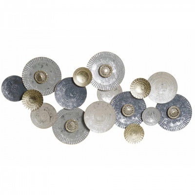 Mural decorativo pratos