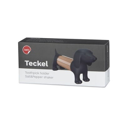 Paliteiro/saleiro/pimenteiro cão (PRETO)