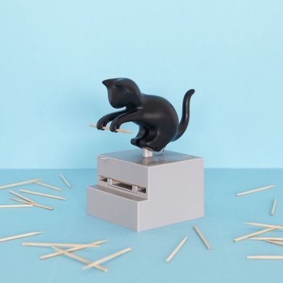 Paliteiro divertido gato