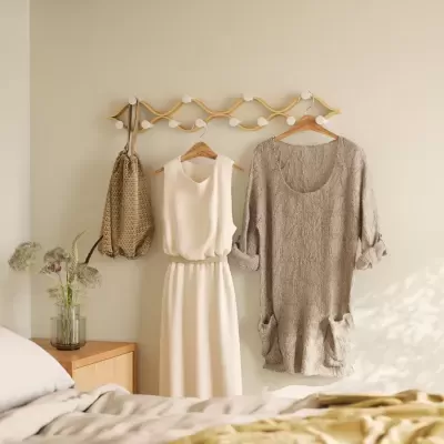 Cabide de parede 6 ganchos