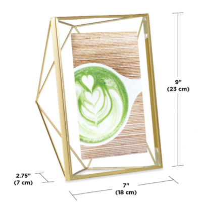 Moldura 13x18cm prisma (DOURADO)