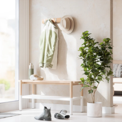 Cabide de parede 5 ganchos