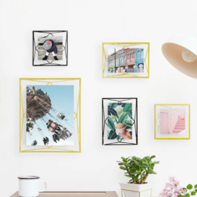 Moldura 13x18cm prisma (DOURADO)