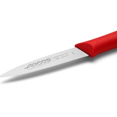 Faca para frutas e legumes 85mm (VERMELHO)
