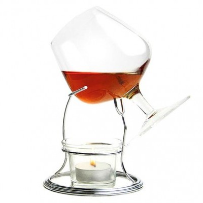 Aquecedor para brandy e cognac (inclui copo)