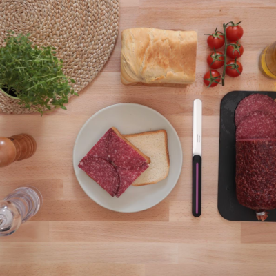 Faca para untar e cortar 100mm (PR/ROSA)