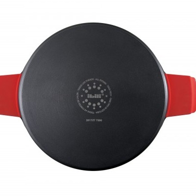 Caçarola baixa com tampa (Ø28cm/ Ø32cm)