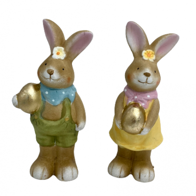 Coelho ovo dourado (2 MODELOS DISPONÍVEIS)