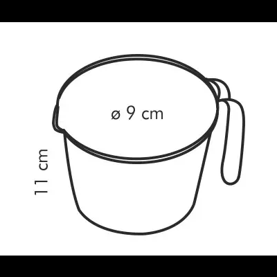 Jarro medidor em plástico (0,5L)