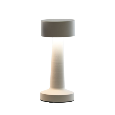 Candeeiro de mesa recarregável (BRANCO)