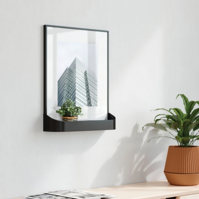 Moldura c/ prateleira (Preta)