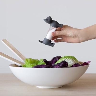 Paliteiro/saleiro/pimenteiro gato (CINZENTO)