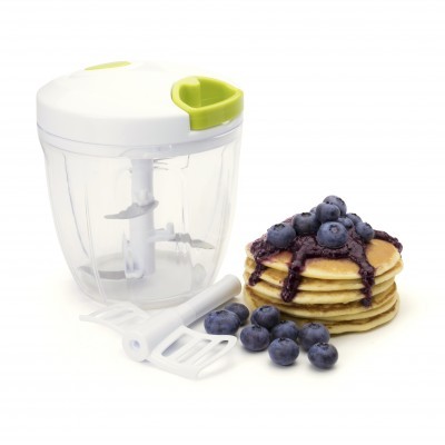 Picador/batedor manual de alimentos