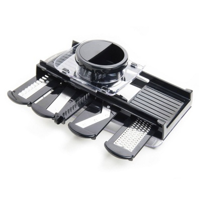 Mandolina c/recipiente + 5 lâminas