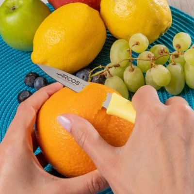 Faca para frutas e legumes 85mm (AMARELO LIMÃO)
