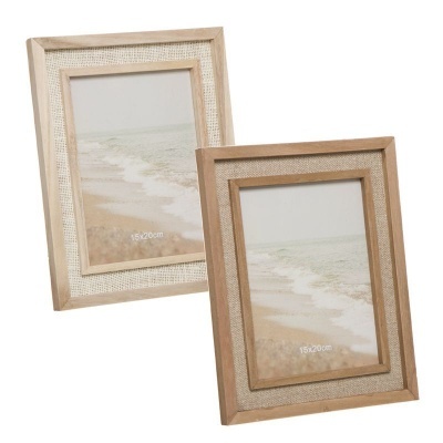 Moldura fibra natural 15x20cm