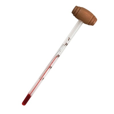 Vinómetro e termómetro