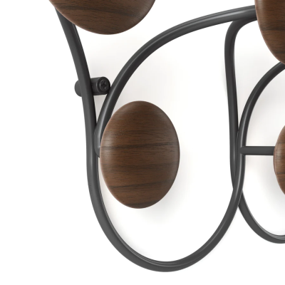 Cabide de parede 7 ganchos