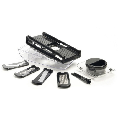 Mandolina c/recipiente + 5 lâminas