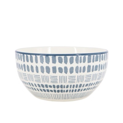 Tigela cinza azulado