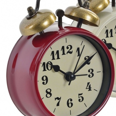 Relógio despertador (VERMELHO)