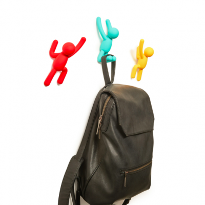 Conjunto 3 cabides de parede buddy (CORES)