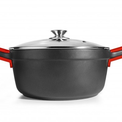 Caçarola alta com tampa (Ø20cm/Ø24cm/Ø28cm)