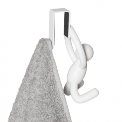 Conjunto 2 cabides triplo gancho (BRANCO)