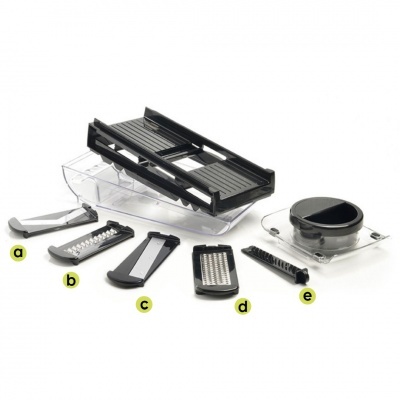 Mandolina c/recipiente + 5 lâminas