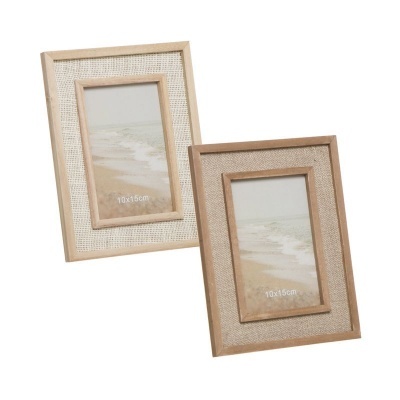 Moldura fibra natural 10x15cm