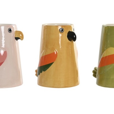 Jarra pássaro cerâmica
