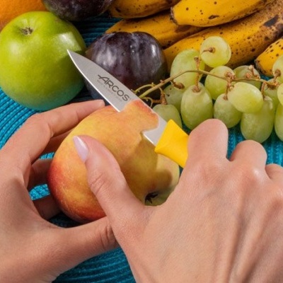 Faca para frutas e legumes 85mm (AMARELO)