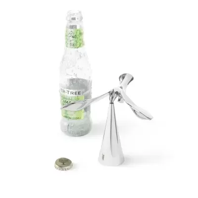 Abre-cápsulas suspenso com base