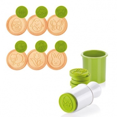 Carimbo para bolachas (6 motivos de Páscoa)