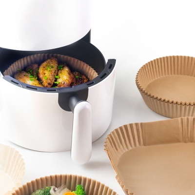 Conjunto 50 bandejas de papel Air Fryer
