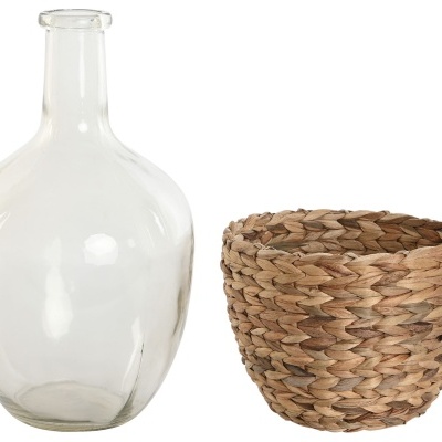 Jarra vidro e fibra 30,5cm