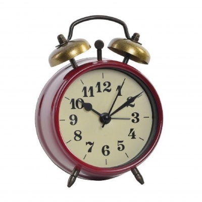 Relógio despertador (VERMELHO)