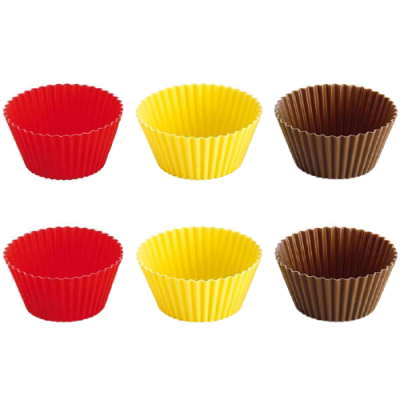 Formas em silicone 6 pcs