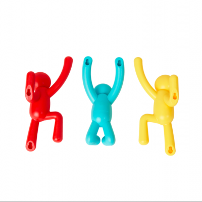 Conjunto 3 cabides de parede buddy (CORES)