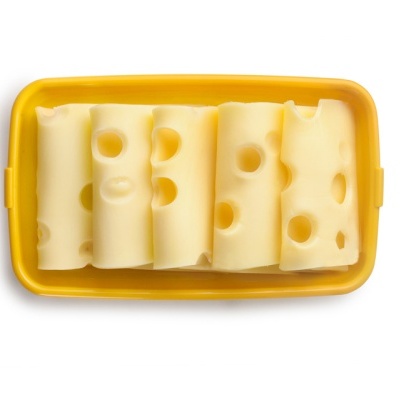 Recipiente especial queijo/fiambre/embutidos (AMARELO)