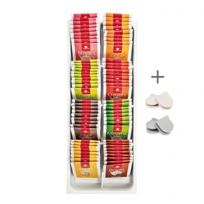 Tabuleiro para saquetas de chá ajustável (37x14,8cm)