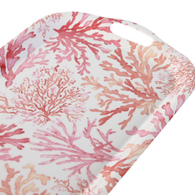 Bandeja melamina corais 36x26cm (CORAL)