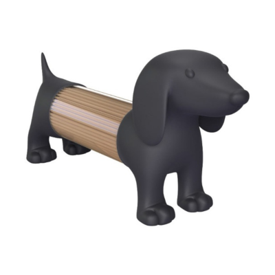 Paliteiro/saleiro/pimenteiro cão (PRETO)