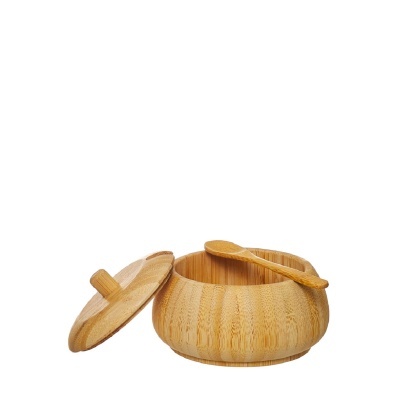 Açucareiro com colher em bambu