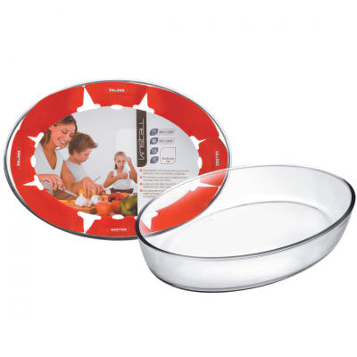 Travessa vidro oval 40x27cm