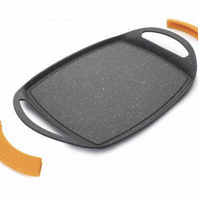 Grelhador antiaderente 47x29cm (LISO)