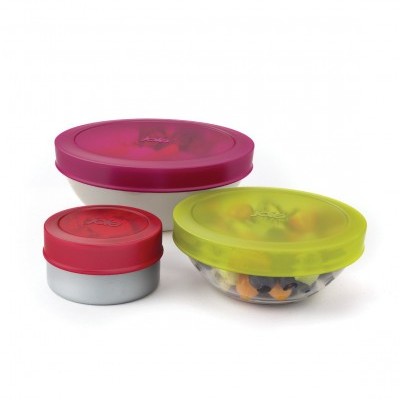 3 Tampas de silicone extensíveis